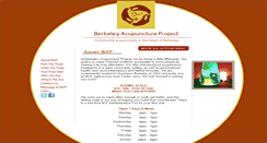 Desktop Screenshot of berkeleyacupunctureproject.com